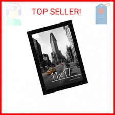Americanflat 11x17 Picture Frame with Shatter-Resistant Glass - Gallery Style Fr