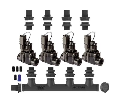 SPW Rain Bird Premium Valve Manifold System 100DVF with Flow Control - Heavy ...