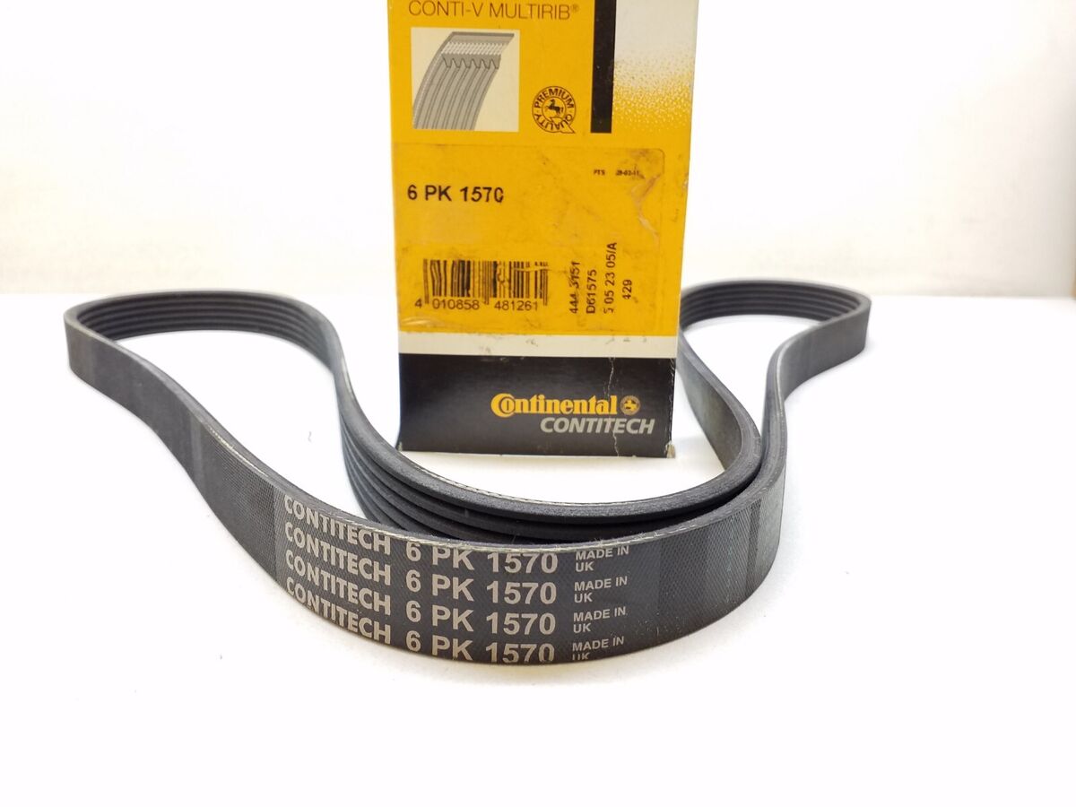 6PK 1570 Contitech Conti-V Multi Rib Serpentine Belt Free 6PK 1570 Contitech Conti-V Multi Rib Serpentine Belt Free