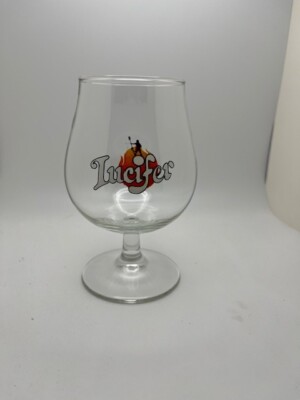 HET ANKER LUCIFER BELGIAN STRONG ALE BEER GLASS SNIFTER FLEMISH DEVIL .4 LITER