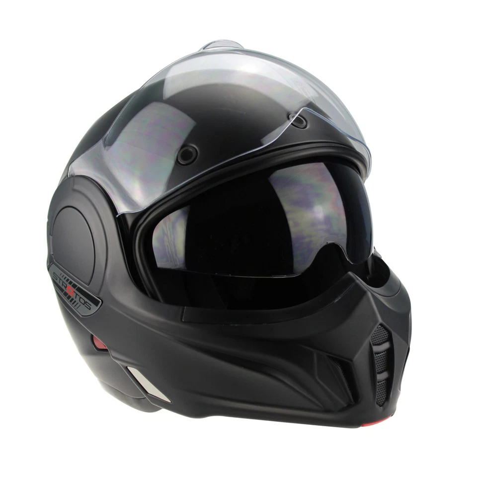 VIPER F242 CASCO COMPLETO DE MOTO 180 P-J CLASIFICADO INVERSO FLIP UP DVS - Imagen 4 de 4