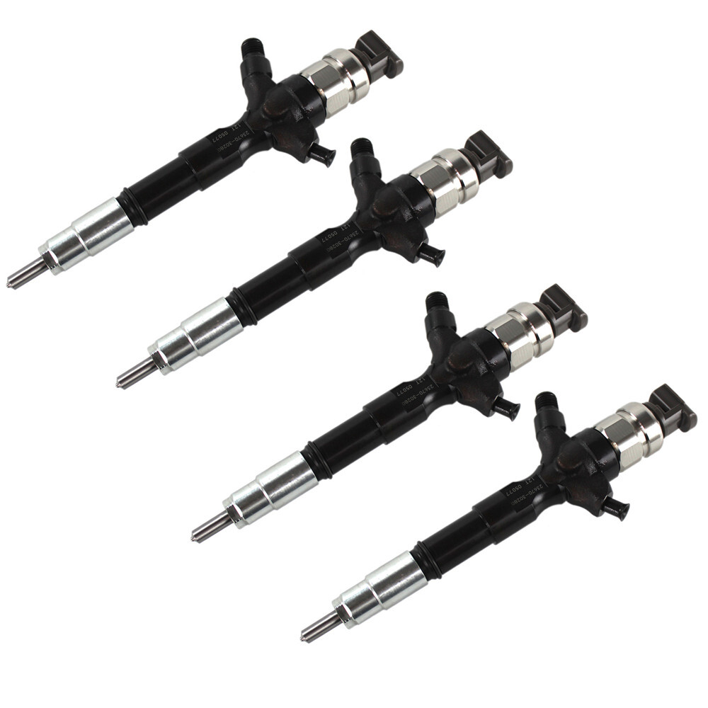 4Pcs Diesel Injectors For Toyota Hilux & Prado 1KDFTV 3.0L Euro 4