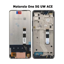 LCD Display Digitizer For Motorola Moto One 5G UW Ace XT2113 Touch Screen Frame