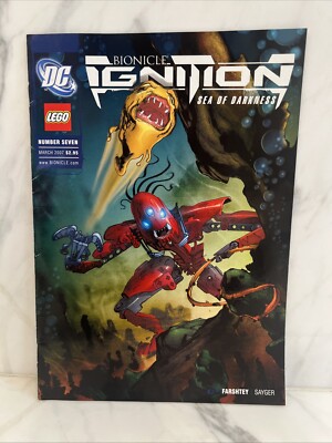 DC Comics LEGO Bionicle Ignition Sea of Darkness #7 Mar 2007 Farshtey Sayger 