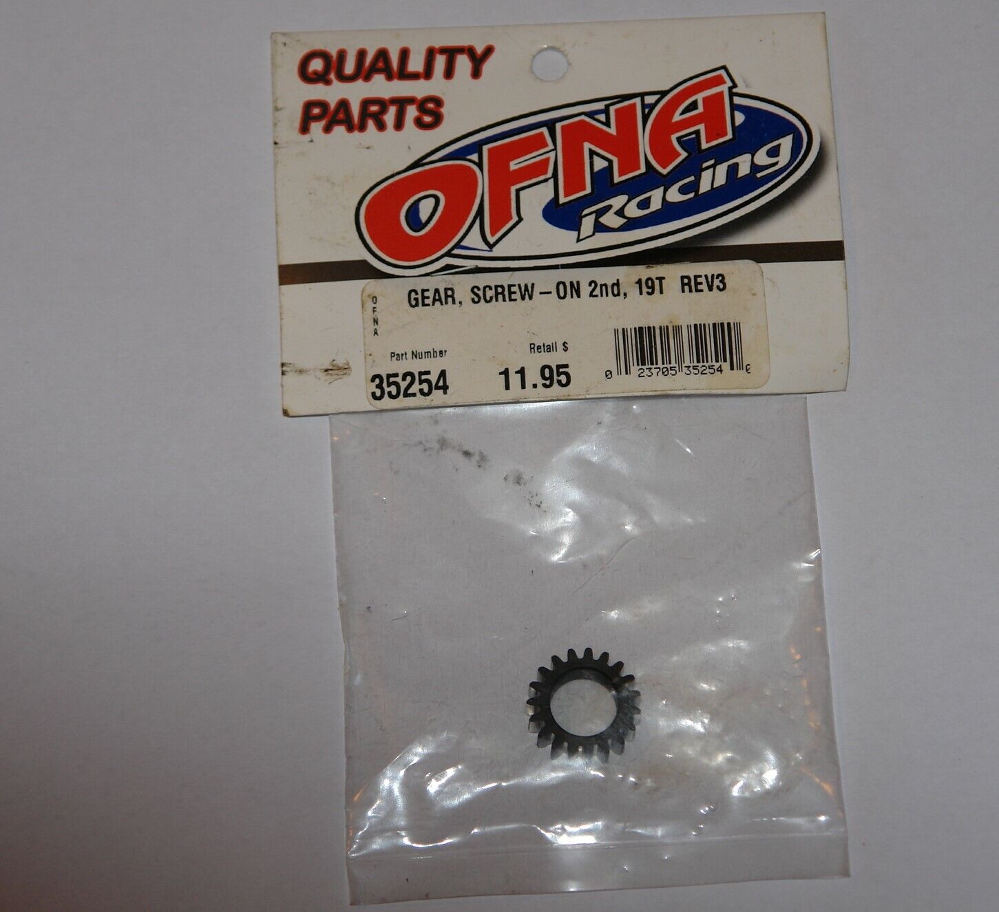 OFNA 35254, Gear, Screw-ON 2nd, 19T, REV 3, New Old Stock 