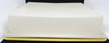 Vintage Tupperware Rectangluar Cake Carrier. Outside Measurements 15' X 11".