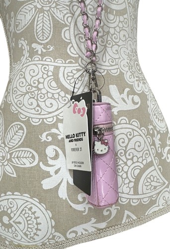 Forever 21 x Hello Kitty Sanrio Lip Gloss Holder Bag With Chain Strap NEW - Picture 3 of 4