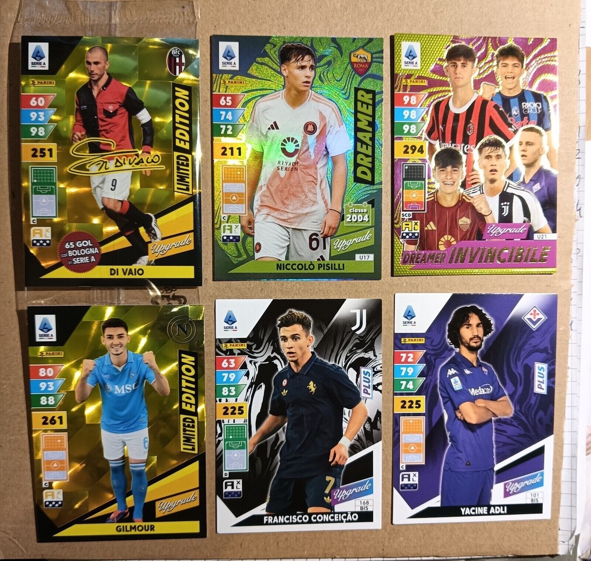 CARDS-UPGRADE-MANCOLISTA ADRENALYN XL 2024-2025 PANINI