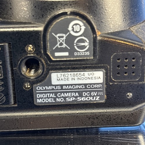 Olympus SP-560UZ 8.0MP Digital Camera 18x Optical Zoom Not Working For Parts - Picture 5 of 6