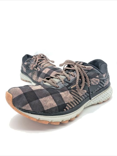 brooks shoes plaid