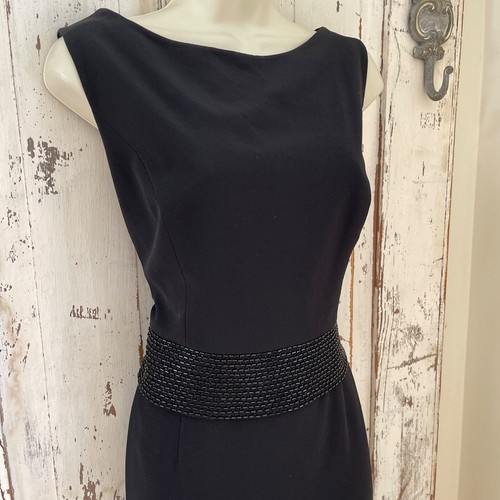 Vintage Daymor Couture by C. Mercedes Ferreira Size 10 Womans Black Beaded Dress - Picture 3 of 7