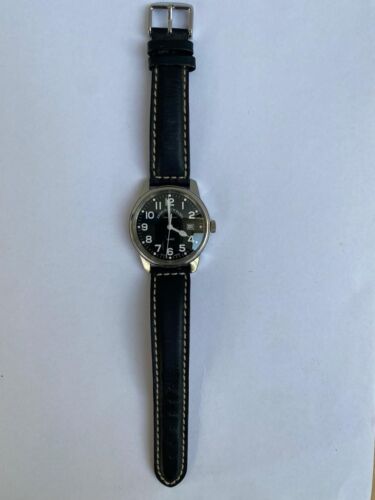Reloj Zeno Basilea Piloto Aviador Años 2010 Hecho en Suiza Cuarzo 30M WR 40mm Reloj - Imagen 4 de 23