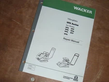 Wacker VPX 1350 Vibroplate Compactor Operator Maintenance Service Repair Manual