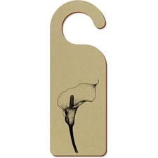 'Calla Lily Flower' 200mm x 72mm Door Hanger / Sign (DH00046640)