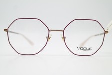 Image of VOGUE VO 4094 5089 Designer Eyeglasses, Bronze Wine Red Square Frame, New