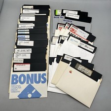 Lot of 40 Vintage 5.25" Floppy Disks Retro Computer Craft Media UNTESTED / AS-IS