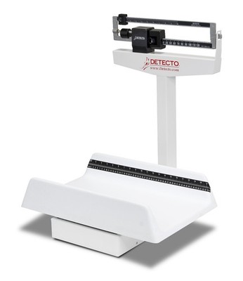 Detecto 450 Infant Baby Doctors Weigh Beam 130 Pound Scale, Never Used Open Box