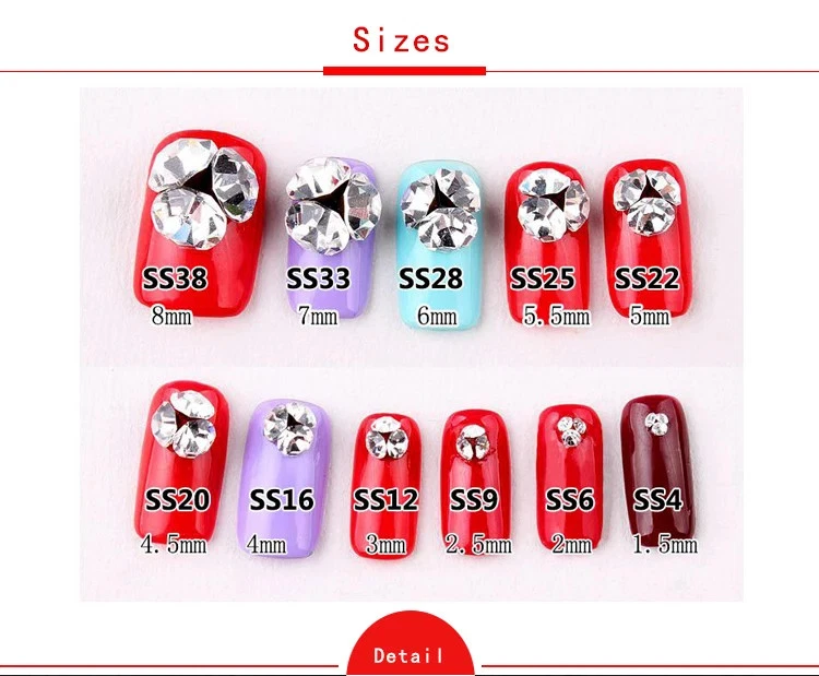 Cuentas de estrás de cristal checo Rivoli redondas multicolores SS22-SS45 36 piezas Foto 2 de 4