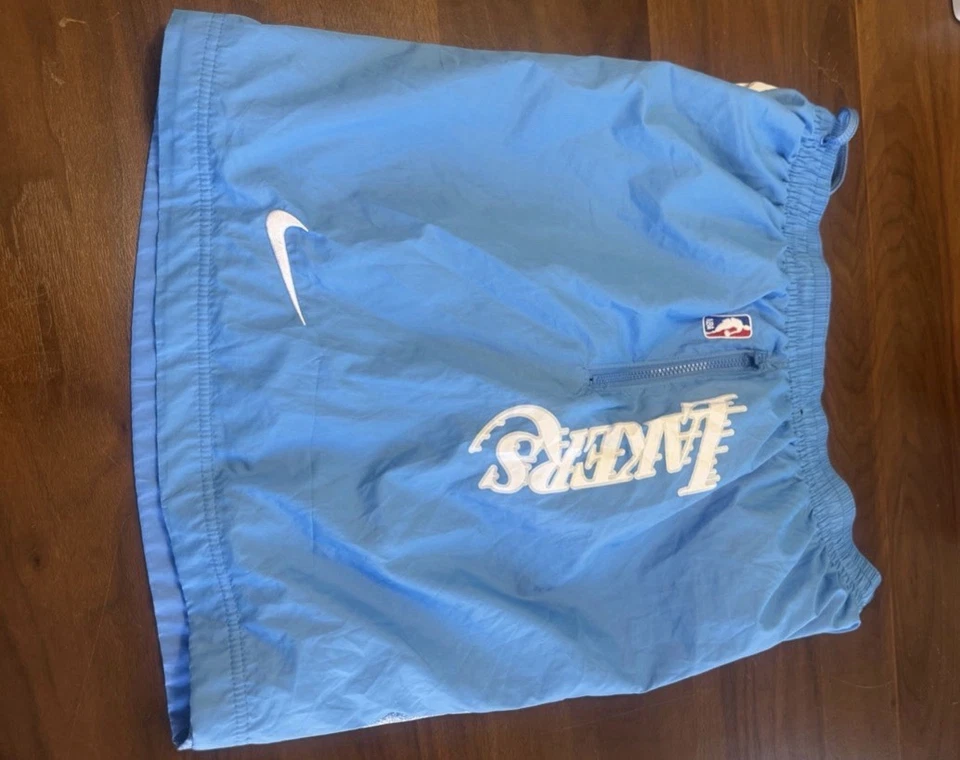 Nike Los Angeles Lakers NBA Shorts Blue ALL CITY 2021/2022 Nike Dri-Fit Mediun - Image 4 of 4
