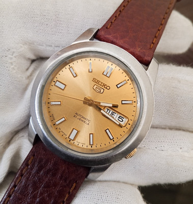 Seiko 5 Automatic 7s26-02wo 21 jewels Men's Watch Stainless Steel Case 38mm