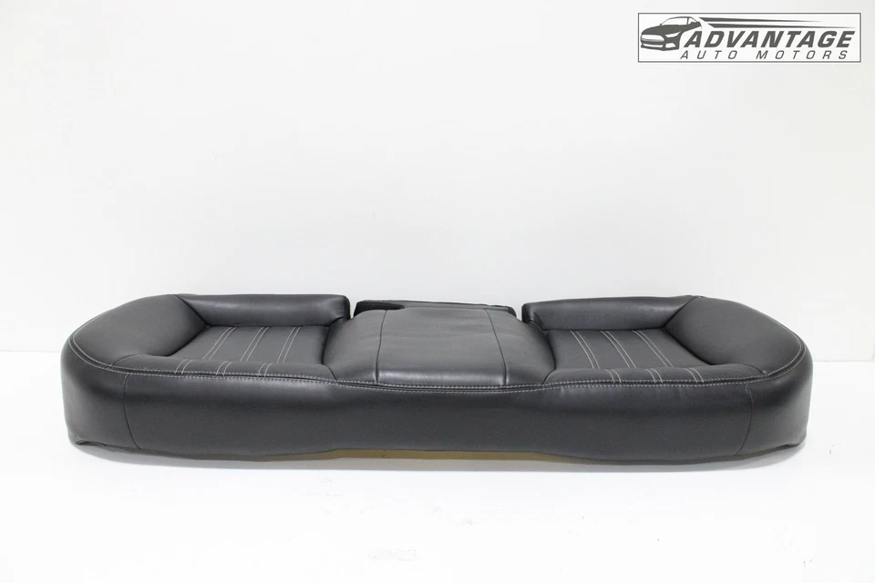 Chrysler 300 2017-2023 trasero segunda fila asiento inferior cojín cuero negro OEM Foto 2 de 4