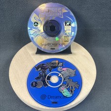 SEGA Dreamcast - Sonic Adventure & Sonic Adventure 2 - DISCS ONLY - Refurb, VG