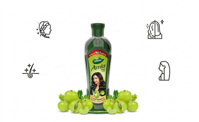 Dabur Amla Haaröl - 450ml- Ayurveda natürlich Pflege - Feuchtigkeitsspendend