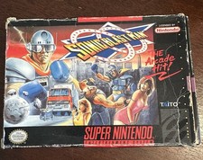 Sonic Blast Man SNES Game w/ Box Authentic