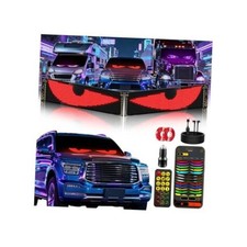 2PCS Devil Eyes Light For Windshield, 23"x5" LED Eyes Dual Screen 100 Sync,