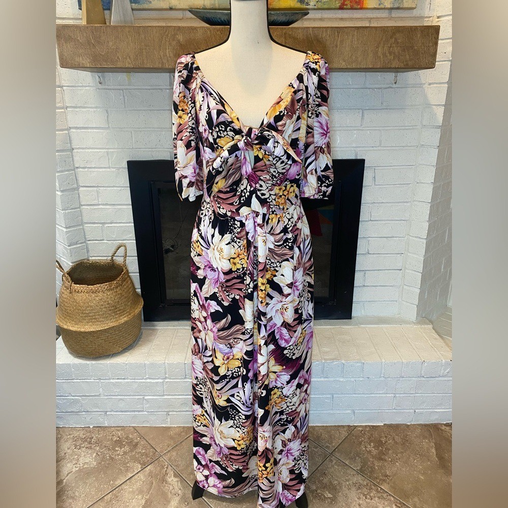 City Chic Mahe Maxi Dress Size 12