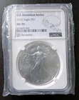 2023 American Silver Eagle, NGC Graded MS70, US Invention- Pacemaker, 1 oz .999