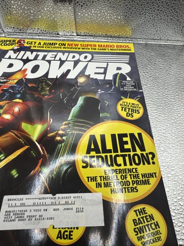 Nintendo Power Volume 202 April 2006 Metroid Prime Hunters Cover with Poster - Picture 5 of 10