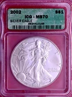 ICG MS-70! 2002 SILVER EAGLE