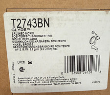 Moen T2743BN Glyde Posi-Temp Tub Shower Faucet Trim Kit w/ Head - Brushed Nickel