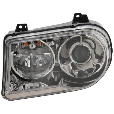 Fits CHRYSLER 300 05-10 HEAD LAMP LH, Assembly, Halogen, (07-10, w/ Delay Option