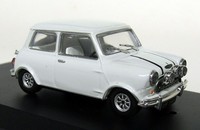 Greenlight 1/43 Austin Mini Cooper S 1275 Mk1 Italian Job 1967 White Model