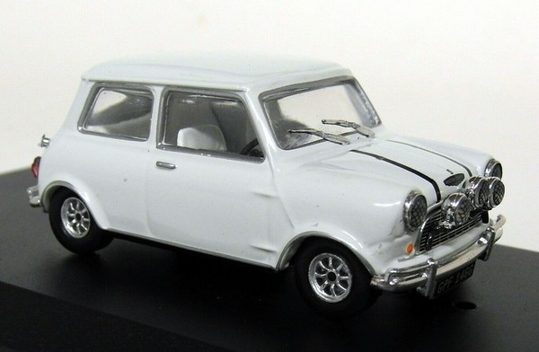 Greenlight 1/43 Austin Mini Cooper S 1275 Mk1 Italian Job 1967 White Model-image
