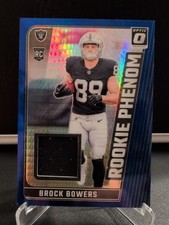 2024 Panini Donruss Optic Brock Bowers Rc Rookie Phenom Blue Hyper Rpb-bbs 2024 Panini Donruss Optic Brock Bowers Rc Rookie Phenom Blue Hyper Rpb-bbs