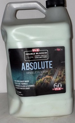 P&S Absolute Rinseless Wash Polymer Based SEALED Wash Reduce Water Use 1 Gallon