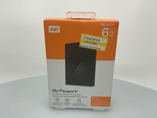 WD 6TB My Passport Hard Drive New