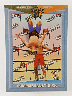 Tiger Mask (Summersault Kick) SL 8 BBM 97 Sparkling Fighters wrestling card 1997