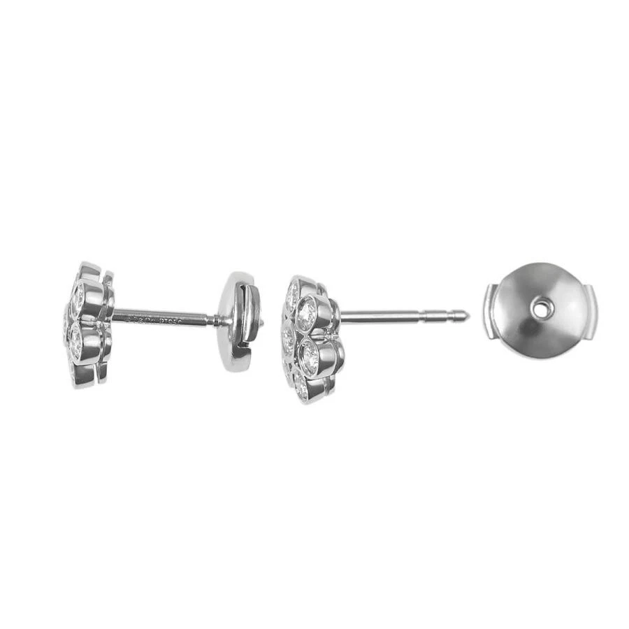 Tiffany & Co. Garten Blume Diamant Ohrringe Platin Damen Schmuck Accessoire