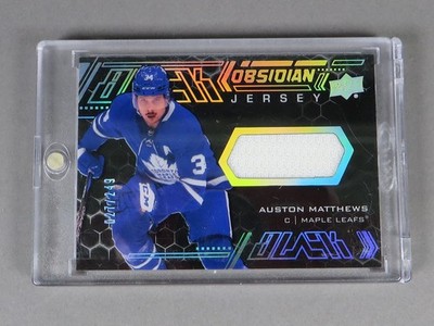 2020-21 SPx Upper Deck Black Obsidian Auston Matthews OJ-AM 27/249