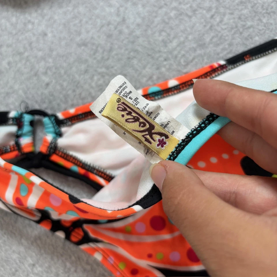 Hobie Bikini Swim Bottoms Womens Small Lot of 8 NWT Striped Floral Surf Swimwear - Image 3 of 4