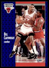1991-92 Fleer Bill Cartwright Chicago Bulls #26