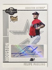 2008 Topps Co-Signers Rookie Auto Felipe Paulino #111 Rookie Auto RC