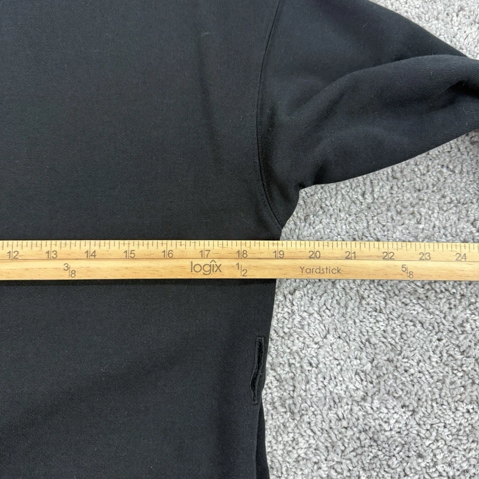 Alo Yoga Paisaje Urbano Sudadera Vestido Mujer XS Negro Atletismo Acogedor Comodidad Foto 3 de 4