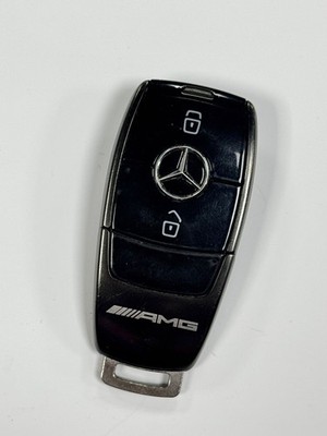 Mercedes Smart Schlüsselanhänger 2 Tasten Fernbedienung getestet und funktionsfähig Original AMG