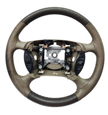 610 Condition 1994-2004 Ford Mustang Two Tone Tan Leather Steering Wheel Cruise