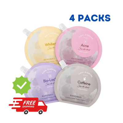 Set BANOBAGI Final Sleeping Mask Whitening Acne Bio-Lacto Caffeine 4 Formula